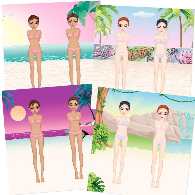 Ubierz mnie Notes z Naklejkami Dress Me Up HOLIDAY - TOPModel
