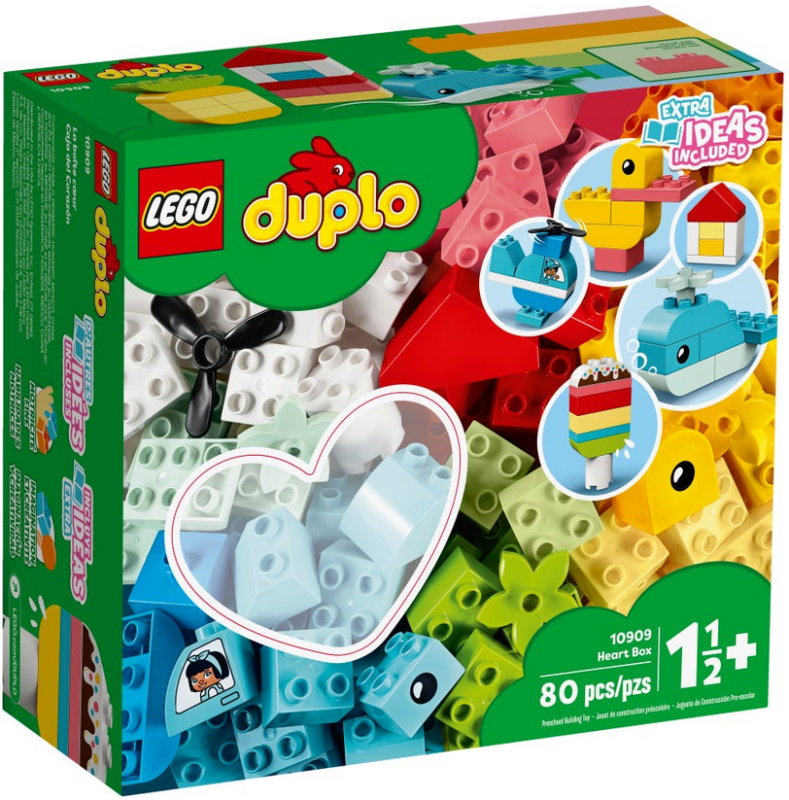 Zestaw Klocków Lego Duplo Pudełko Z serduszkiem 10909