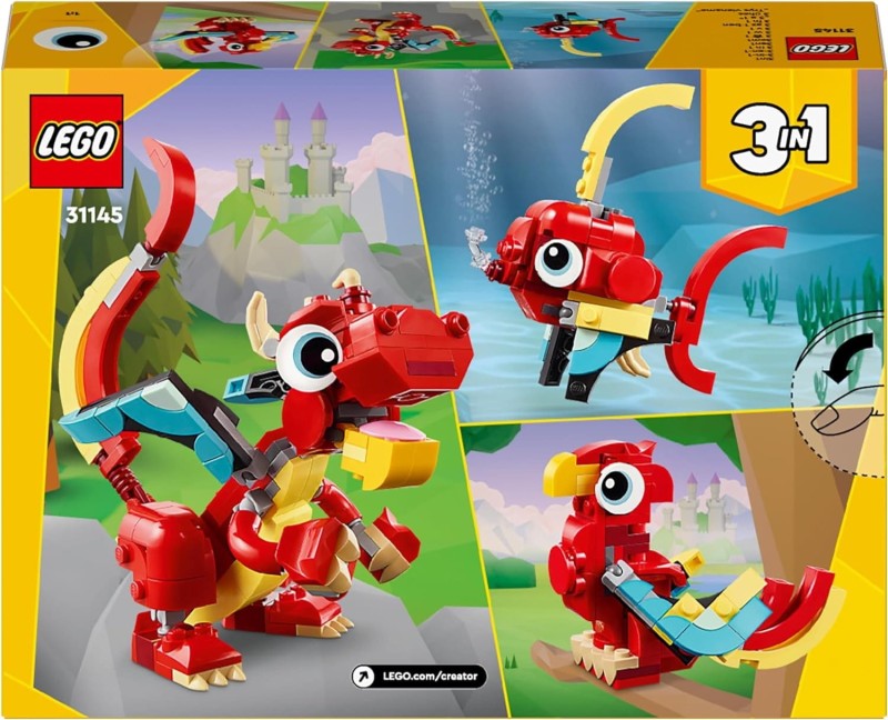 Lego Czerwony smok 31145