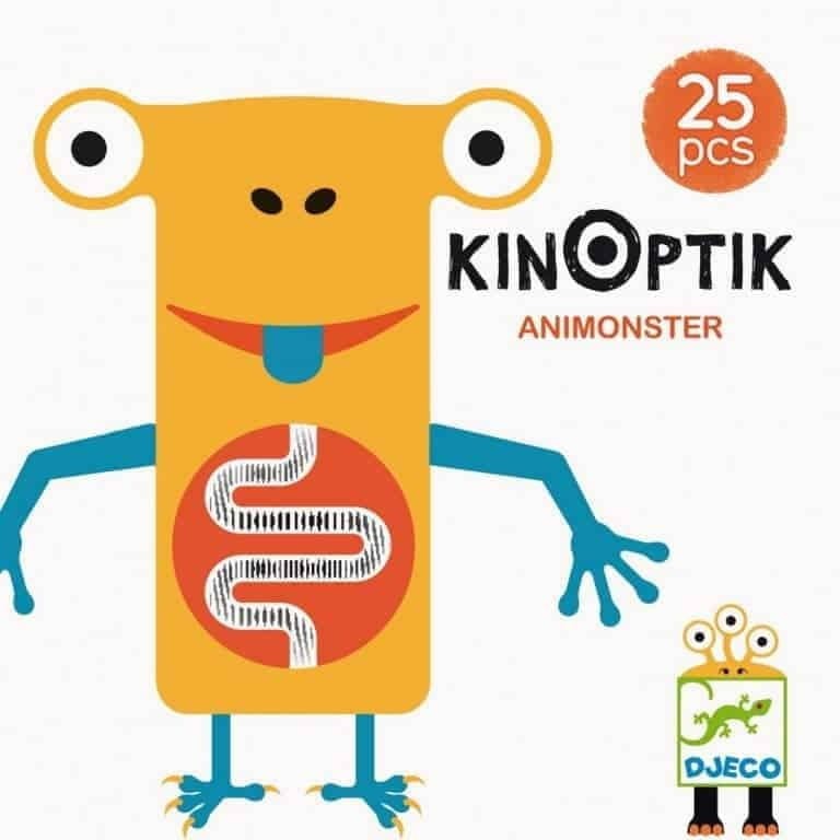 Puzzle Magnetyczne Kinoptik Potworki 25 el. - Djeco