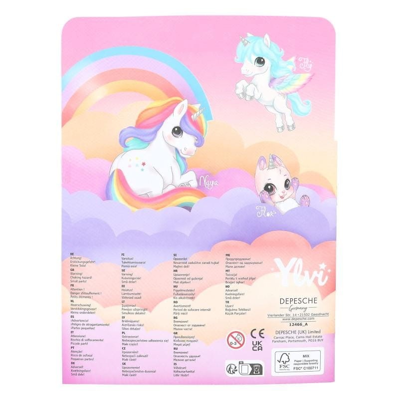 Mini album z naklejkami Jenorożce - Miss Melody