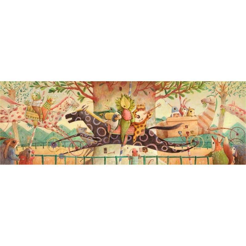 Puzzle Gallery Cudowna Jazda 100 el. - Djeco