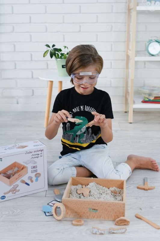 Zestaw archeologa z Piaskiem kinetycznym Adam Toys