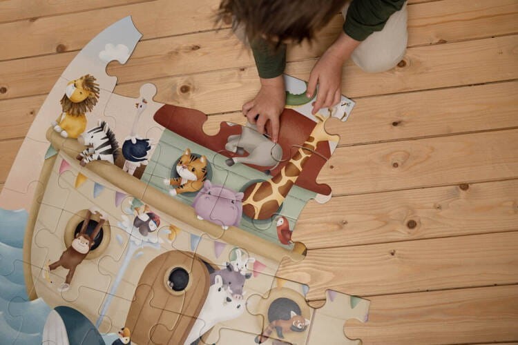 Arka Noego puzzle XXL Little Dutch