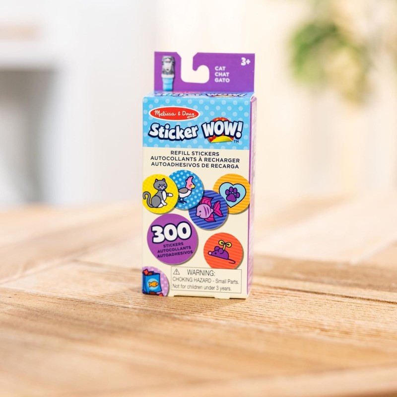 Naklejki uzupełniające Sticker WOW Kot 300 szt. Melissa & Doug
