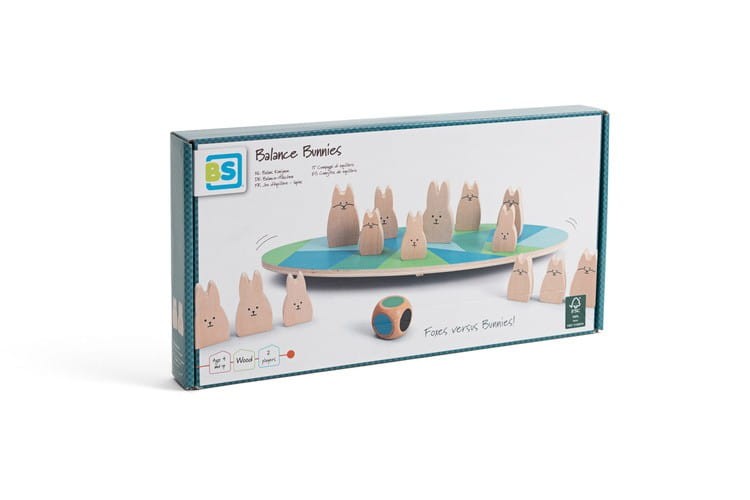 Balansujące króliczki. Gra zręcznościowa BS Toys