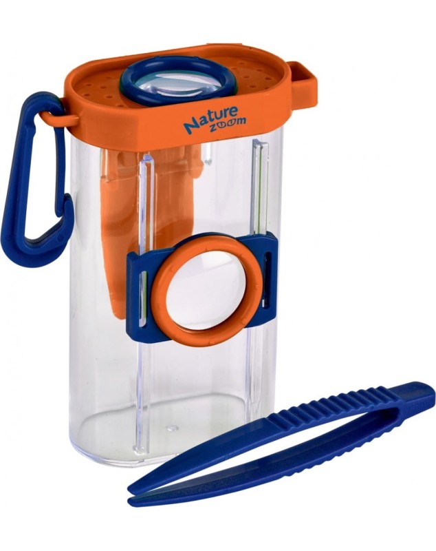 Pojemnik Odkrywcy do Łapania Owadów ze szkłem powiększającym i pęsetą - Die Spiegelburg