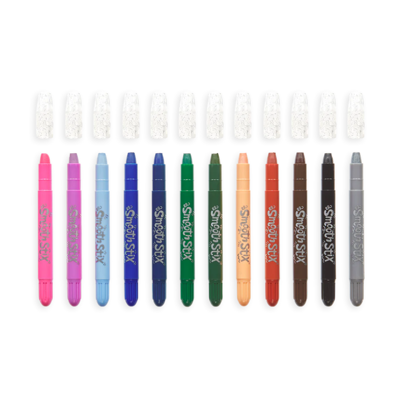 Kredki żelowe 24 szt. akwarelowe z pędzelkiem Smooth Stix - Ooly