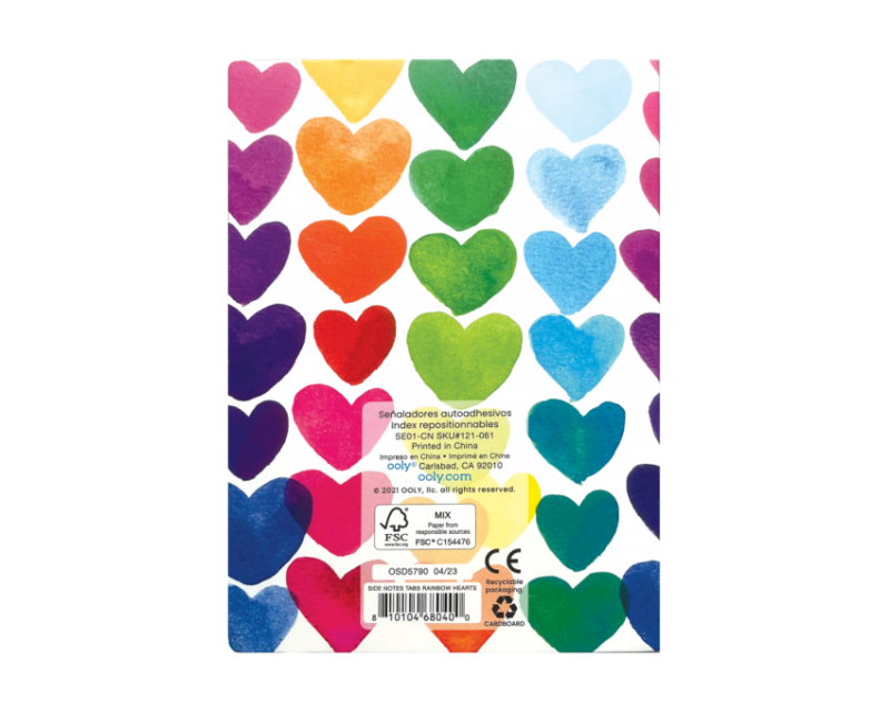 Karteczki samoprzylepne Serca notesik Note Pad Ooly