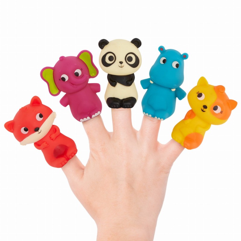 Pacynki na palce Finger Puppet zwierzaki 10 szt. b.toys
