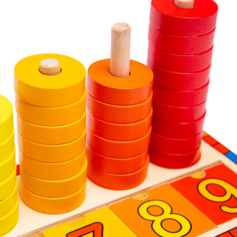 Nauka liczenia sorter kolorów i kształtów Bigjigs Toys