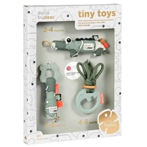 Zestaw Prezent dla Noworodka Grzechotki Tropics - Done By Deer