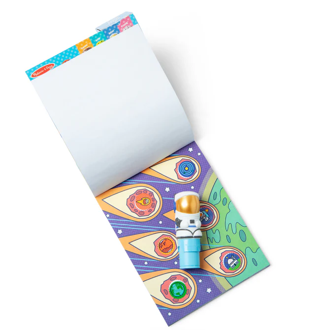 Stempelki z naklejkami Astronauta Sticker WOW Melissa & Doug