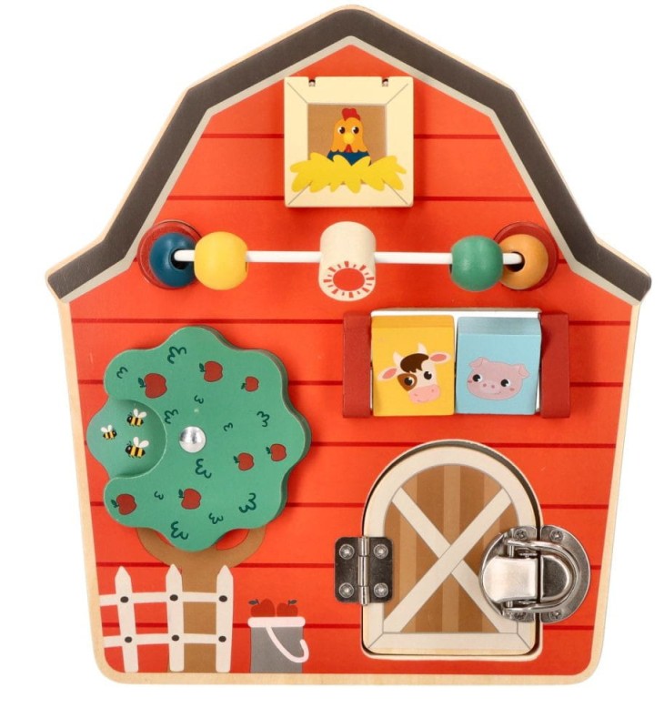 Tablica manipulacyjna Czerwona Farma Adam Toys