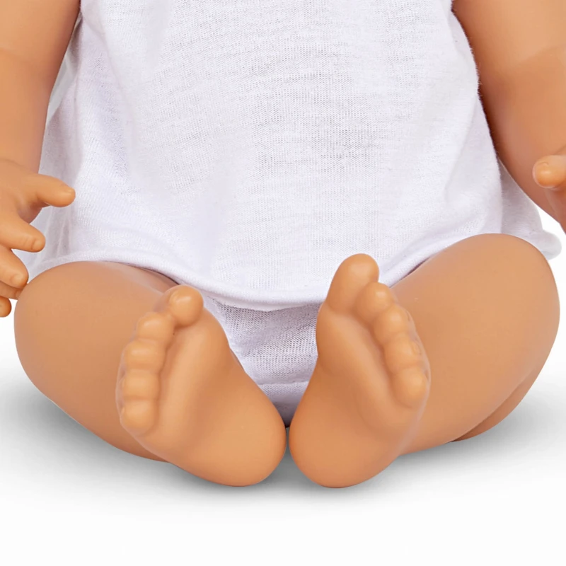 Lalka ze smoczkiem, w ubranku i opasce bobas 35,5 cm LullaBaby