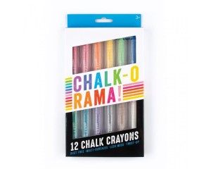 Kreda w Kredce z Wysuwanym Etui 12 szt. Chalk-O-Rama - Ooly