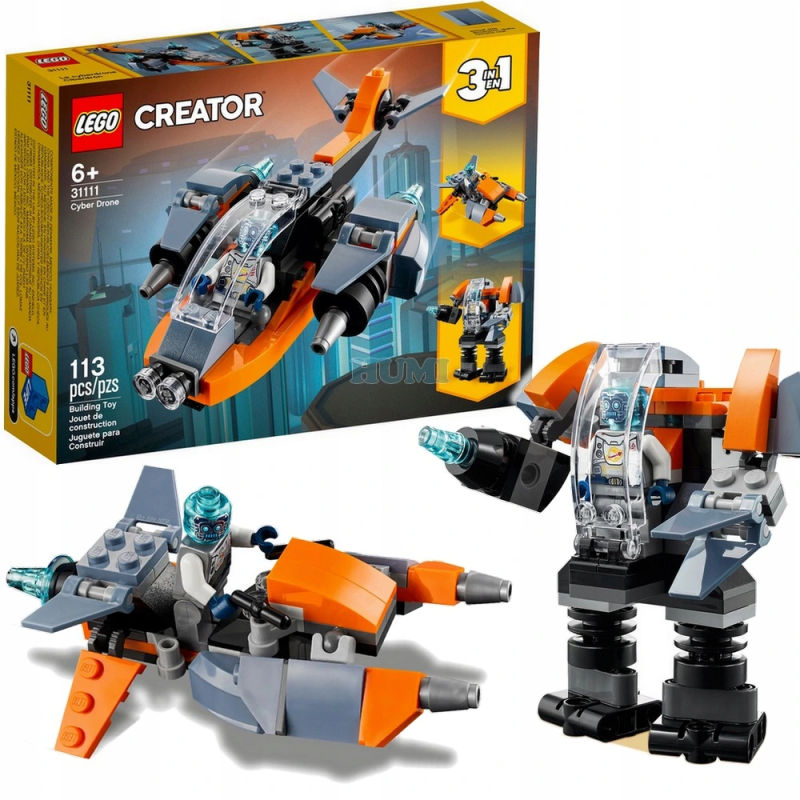 Klocki LEGO Creator 3w1 Cyberdron 31111