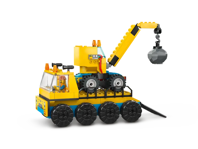 Lego 60391 Ciężarówki i dźwig z kulą wyburzeniową