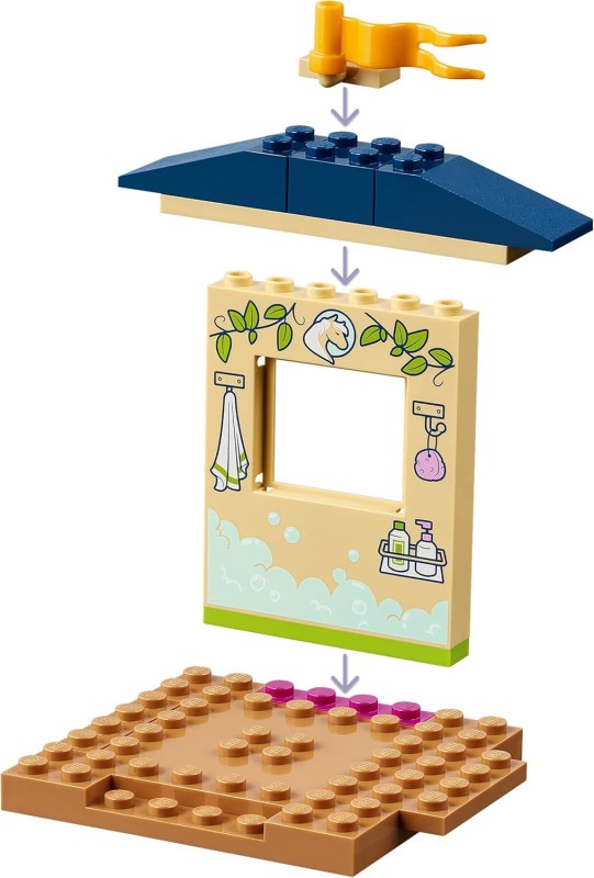 Kąpiel dla kucyków w stajni Lego  Friends 41696