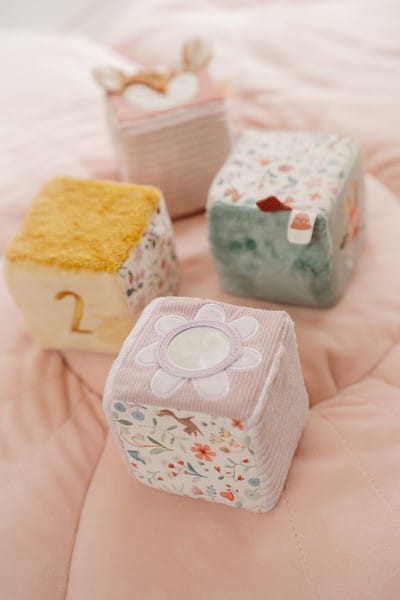 Little Dutch 4 miękkie klocki Soft Cubes Fairy Garden