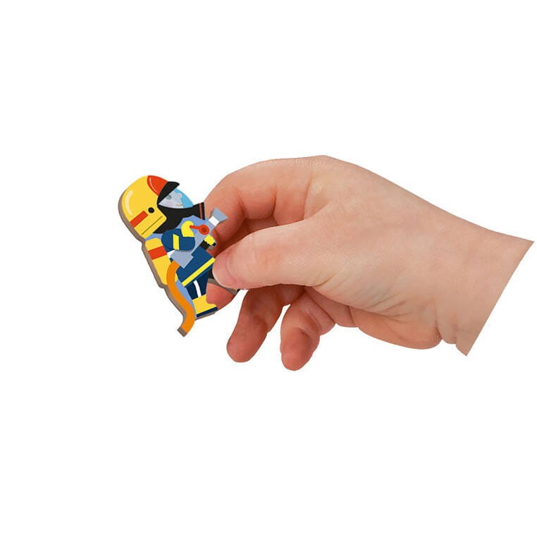 Janod Magnetibook Straż pożarna magnetyczna układanka