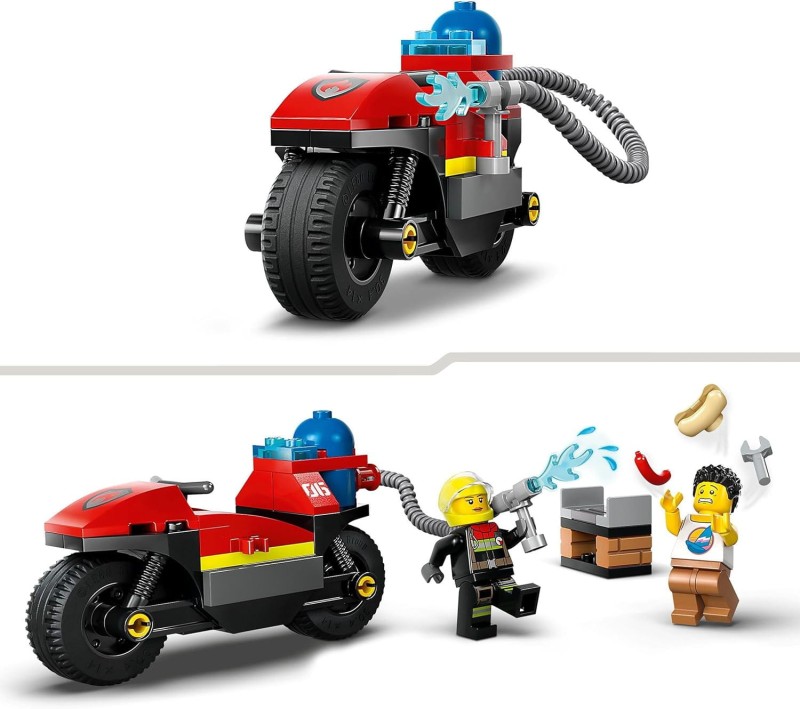 Strażacki motocykl ratunkowy Lego 60410