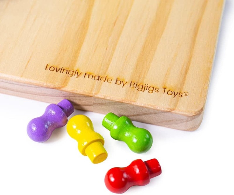 Chinese Chequers drewniana gra strategiczna Bigjigs Toys