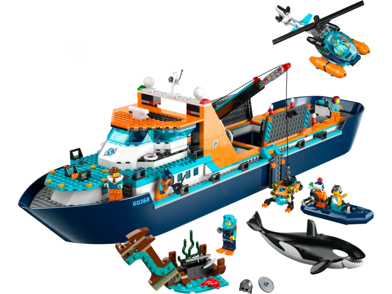 Lego 60368 Łódź badacza Arktyki