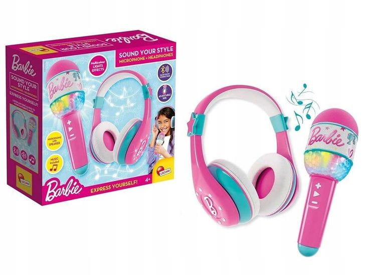 Barbie Słuchawki i mikrofon Lisciani