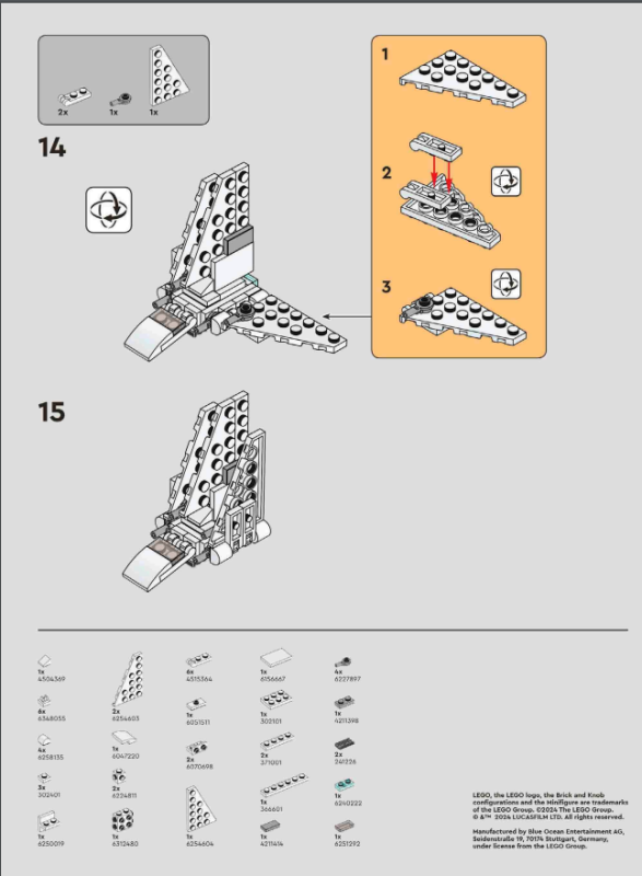Lego 912066 saszetka Star Wars Jedi Interceptor Limited