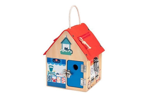 Lilliputiens domek manipulacyjny z zamkami Lisek Włamywacz