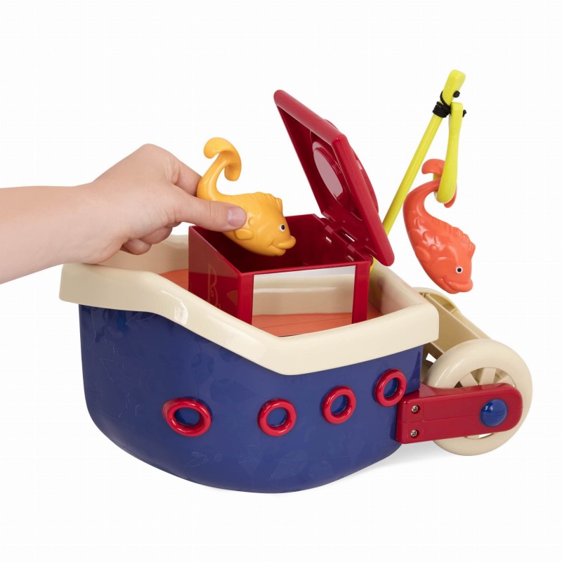B.toys - zestaw do kąpieli statek z akcesoriami Fish&Splish