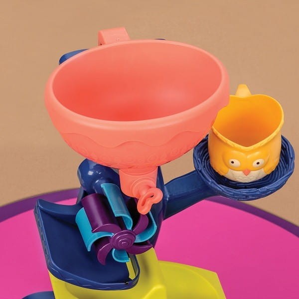 B.toys - młyn wodny kaskada z atrakcjami do zabawy w wodzie i piasku Owl About Waterfalls