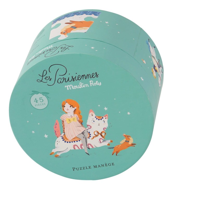 Puzzle 45 el. Les Parisiennes Karuzela - Moulin Roty