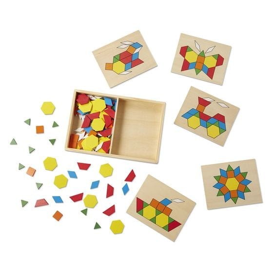 Drewniana układanka Geometryczna - 	Melissa & Doug