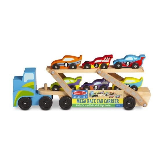 Piętrowa Ciężarówka i Auta Wyścigowe - Melissa & Doug