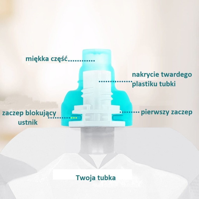 Ustnik Silikonowy Zawór do Saszetek 2 szt. - ChooMee