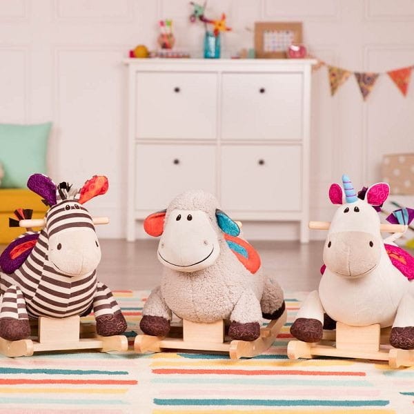 Pluszowy Koń na Biegunach Rodeo Rocker Banjo – b.toys