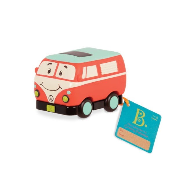 Miękkie Autka z Napędem Mini Wheeee-ls! pick-up - b.toys