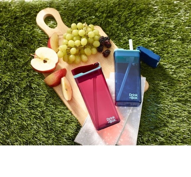 Bidon ze Słomką Malinowy 355 ml - Drink in the Box