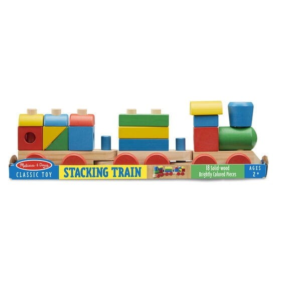 Drewniany Pociąg z Klockami - Melissa and Doug