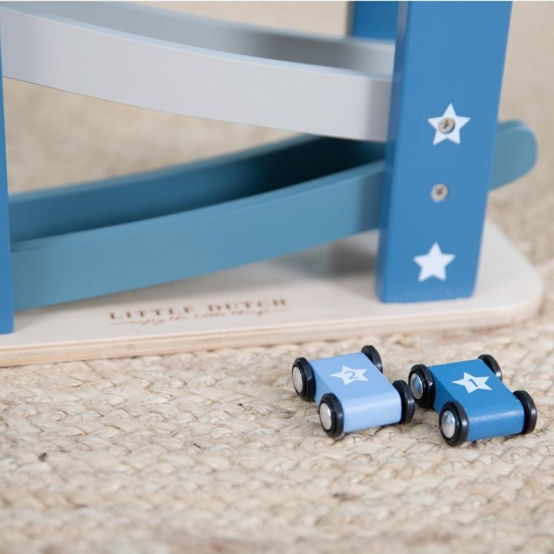 Zjeżdżalnia Tor dla Autek Błękit - Little Dutch