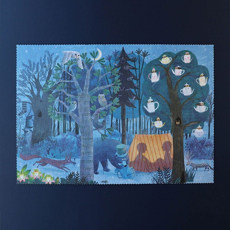 Puzzle dwustronne 54 el. Dzień i Noc - Londji
