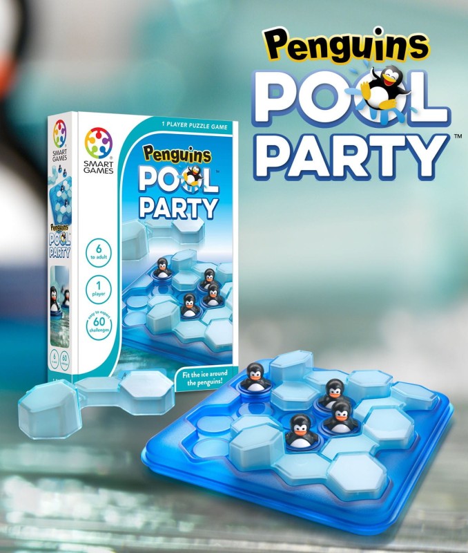 Gra Planszowa Penguins Pool Party 6+ Pingwiny - Smart Games