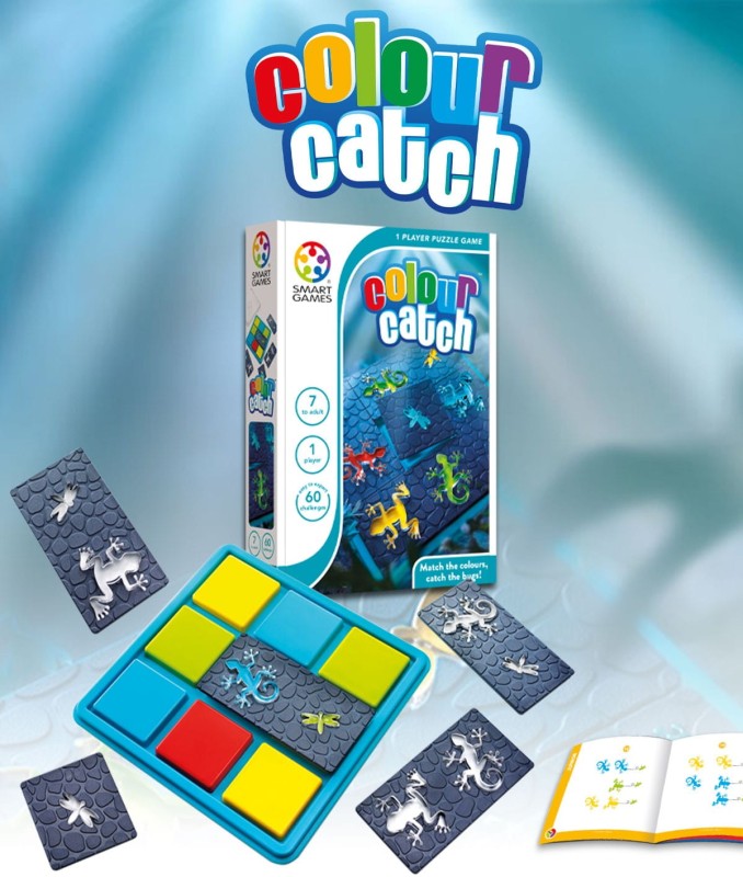 Gra Planszowa Colour Catch 7+ dopasuj kolory - Smart Games
