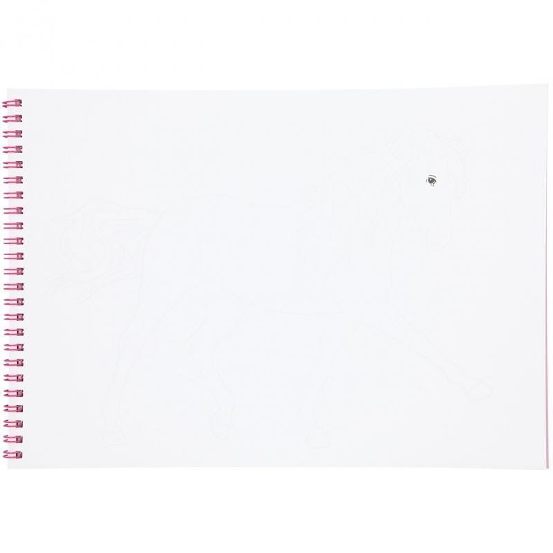 Kolorowanka z Naklejkami Konie Style Your Horse - Miss Melody