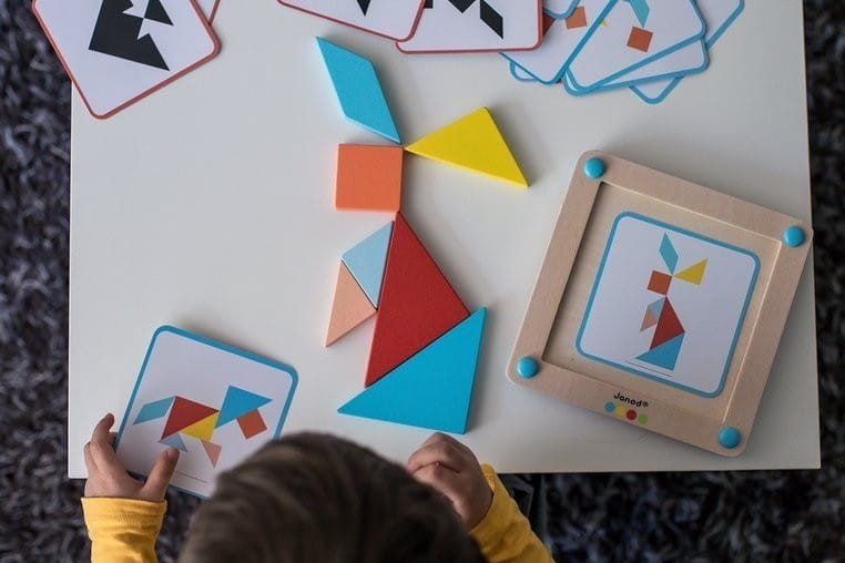 Tangram Układanka drewniana - Janod