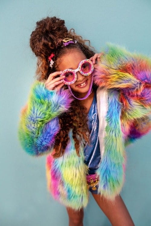 Okularki do Pływania fiolet Posypka Cukrowa - Bling2O