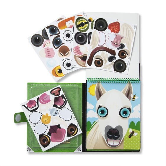 Naklejki wielokrotnego użytku Pupile Make-a-Face – Melissa & Doug