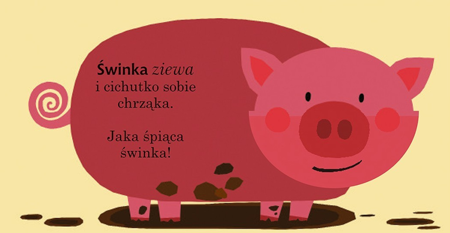 Wszyscy ziewają. Książka z otwieranymi okienkami